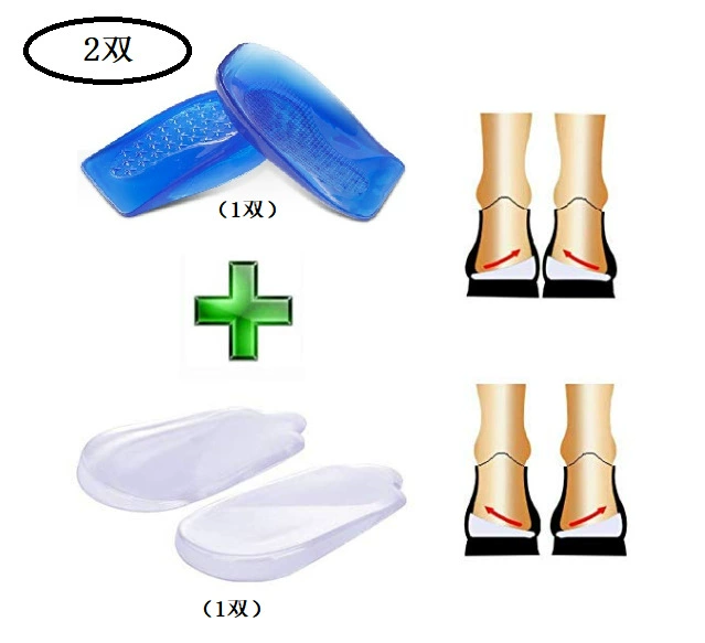 Силиконовая подушка для пятки стелька для коррекции вальгусной стопы Ортез о-нога Подушка петля коррекция ноги стелька для пятки