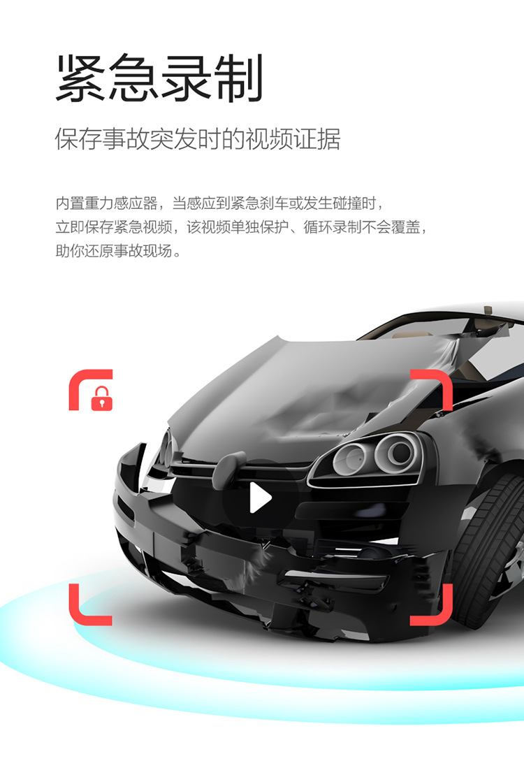 Driving Recorder 4K Hidden Installation Wifi Mobile Phone Interconnection Universal Car Recorder Car Parking Monitoring