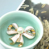 Accessory, brooch with bow, European style, Birthday gift