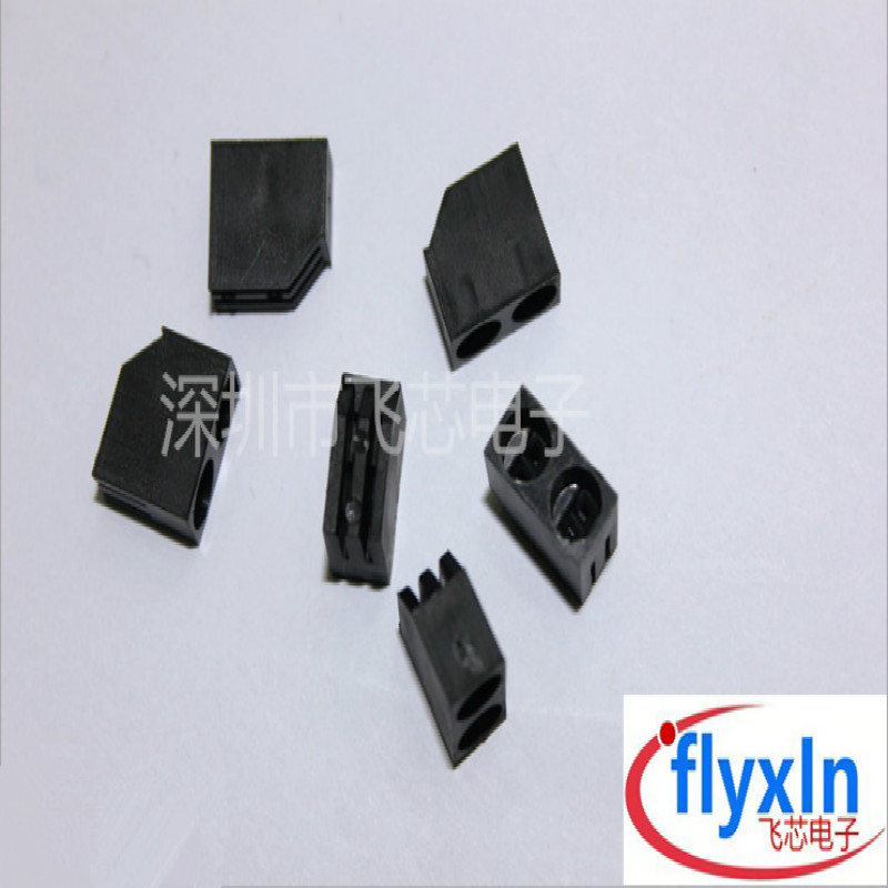 发光LED F5双孔座 5MM无边两孔灯座LED发光二极管间隔柱尼 龙柱