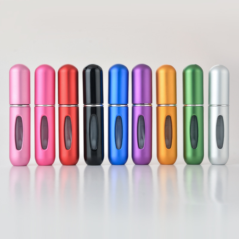 5ml portable self-pump bottle-filled liquid perfume bottle