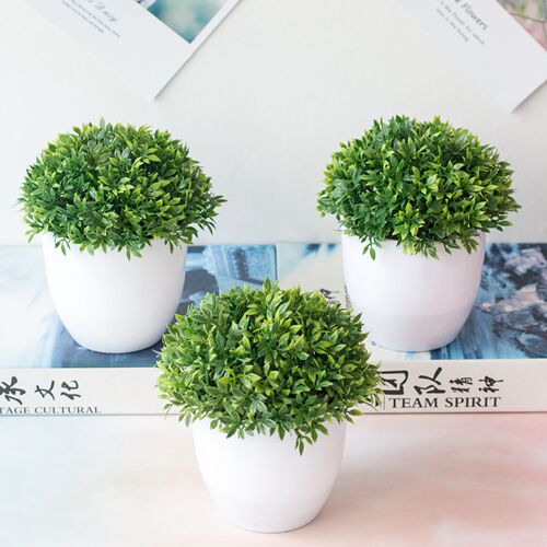 Simulated plant bonsai 32 mesh bamboo grass plant ornaments flower ball grass potted home decoration small ornaments