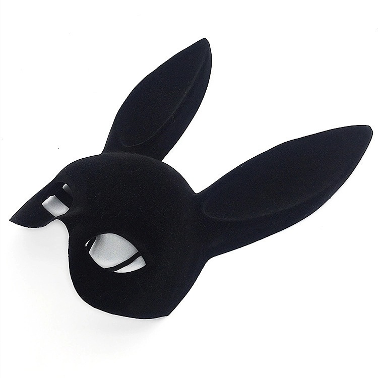 Rabbit Ears Halloween Face Mask Bar Ktv Party Dance Bunny Girl Mask