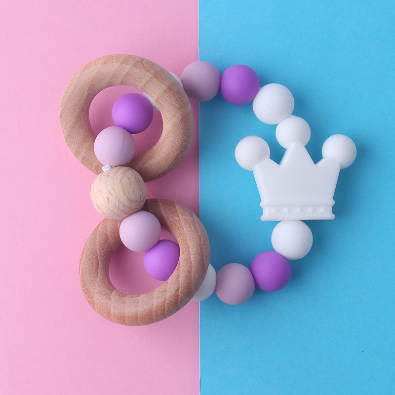 Directo de fábrica de silicona chupete Cadena de bebé de haya silicona teether juguete molar AliExpress Amazon nuevo