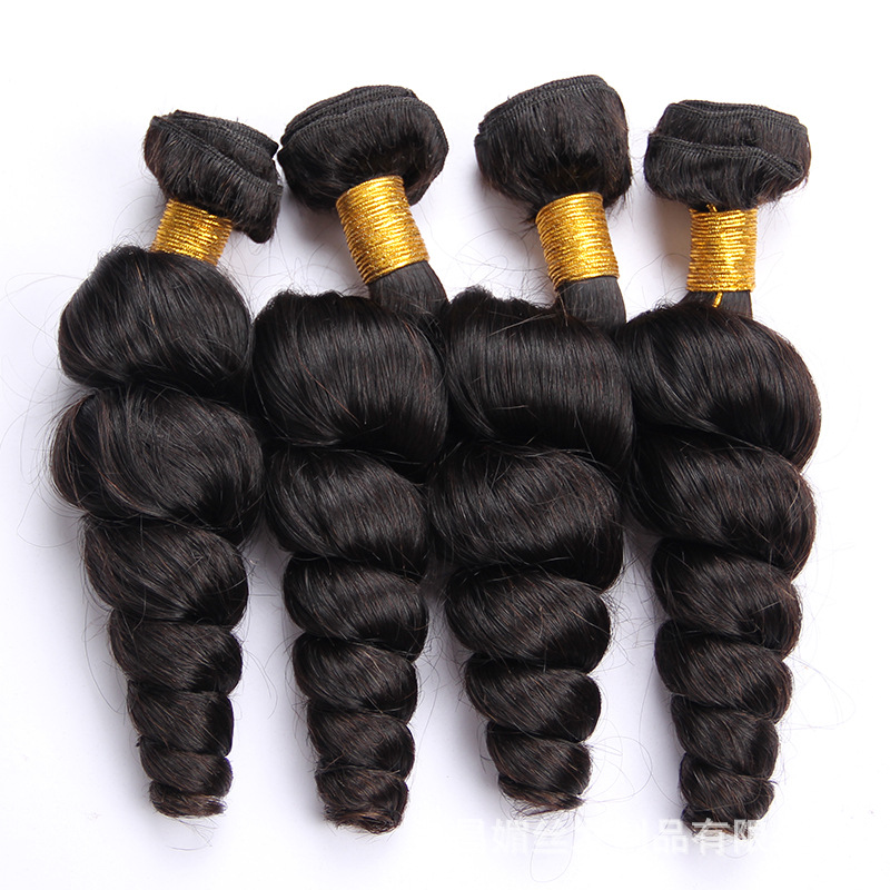 European and American wigs, real hair we...