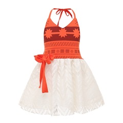 2021 Christmas Western and European Ocean Adventure Moana Princess Dress Moana Children's Dress Girls' One-Piece Dress