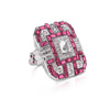 Accessory, ring with crystal, European style, wish, Amazon, ebay, with gem