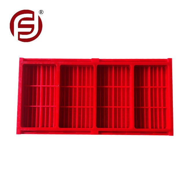 烟台富顺供应聚氨酯脱水筛板(图) 筛网 筛块 条缝筛网筛块筛板