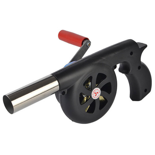 Cross-border outdoor hand cranked combustion blower manual barbecue picnic camping fire making tool hair dryer large