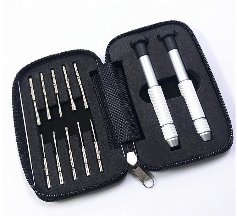 修表手机眼镜框钟表维修工具小起子工具包便携式眼镜螺丝刀套装