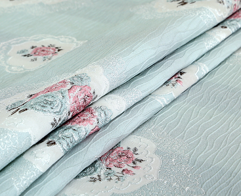 凤尾花开绿椅垫 (9)