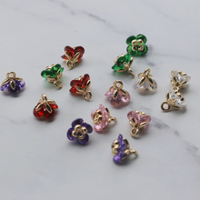 14K�������/��ɫС�� ��ɫ�Ƕ�ʯС�� diy�Ʒ��������ֹ�