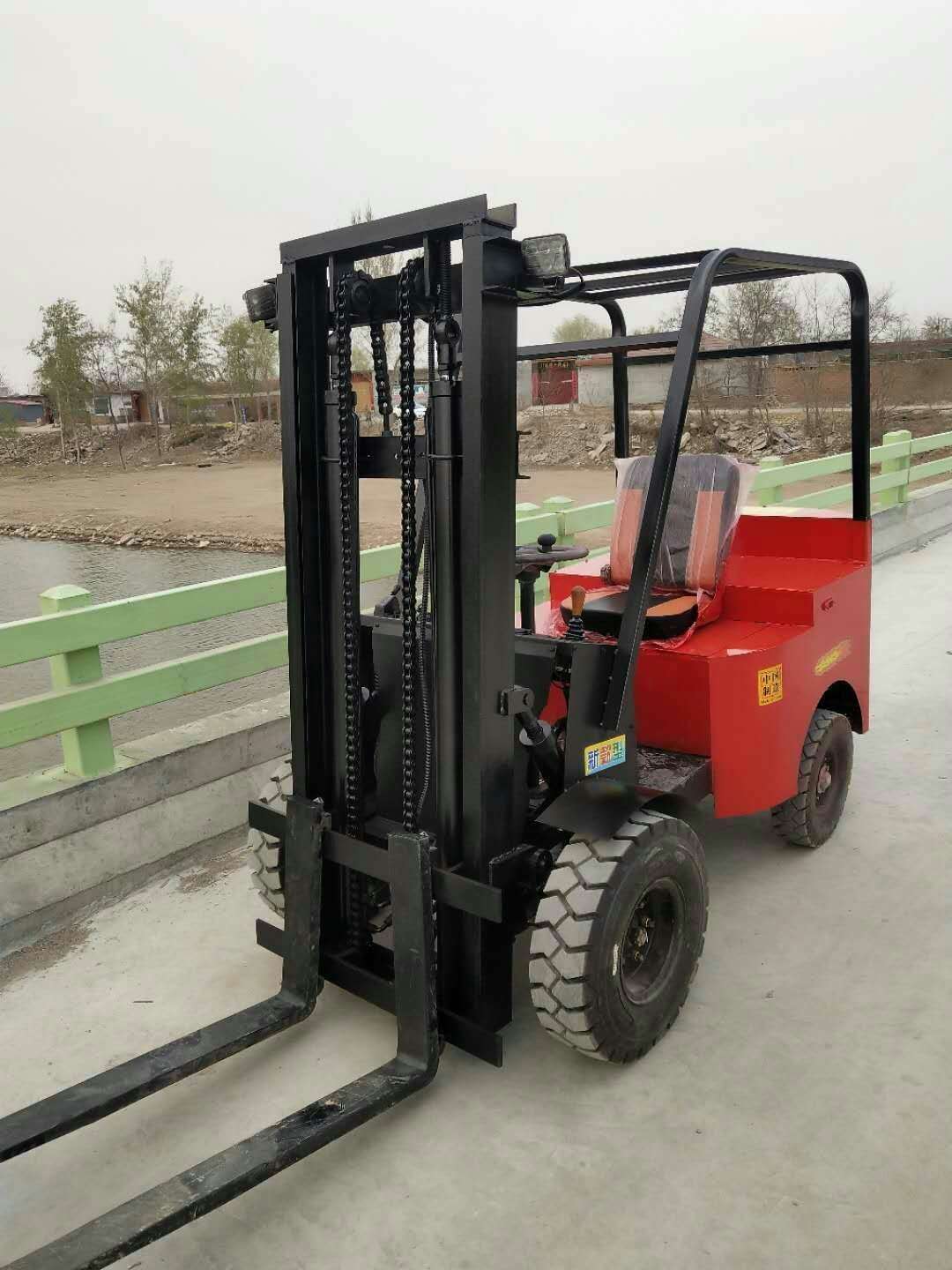 环保四轮电动叉车 1吨电动搬运车 2吨锂电瓶堆高车座驾式平衡叉车|ms