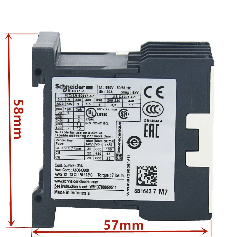 Оригинальная серия K микроконтактное устройство LC1K0910M7 LC1K0901M7 AC220В 9А