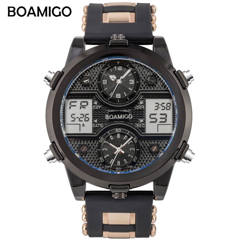 Montre multi-fuseau horaire Multifonction - Ref 3428538 Image 7