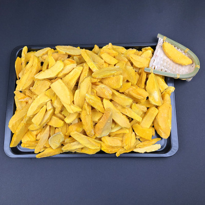 FD不加糖 凍幹芒果幹 片 芒果脆 500g/袋10kg/箱網紅零食