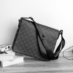 Wholesale New Men's Courier Bag Large Capacity Multi-Compartment Single Shoulder Crossbody iPad A4 Book Commute