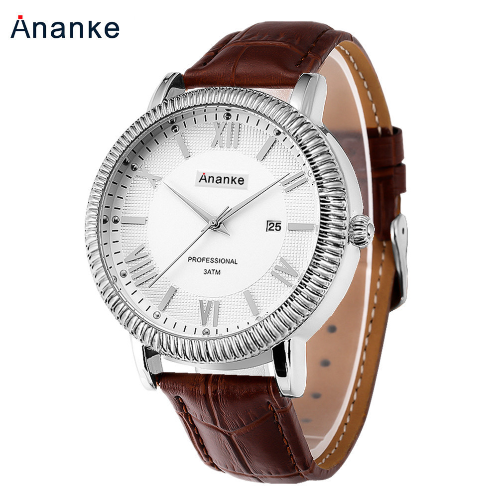 Ananke ANANKE Watch Men's Japanese movement leather men's watch_voghion.com