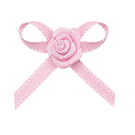 Yao Ming en stock al por mayor pequeño arco cinta de poliéster mano anudada pastel bandera cinta de satén arco