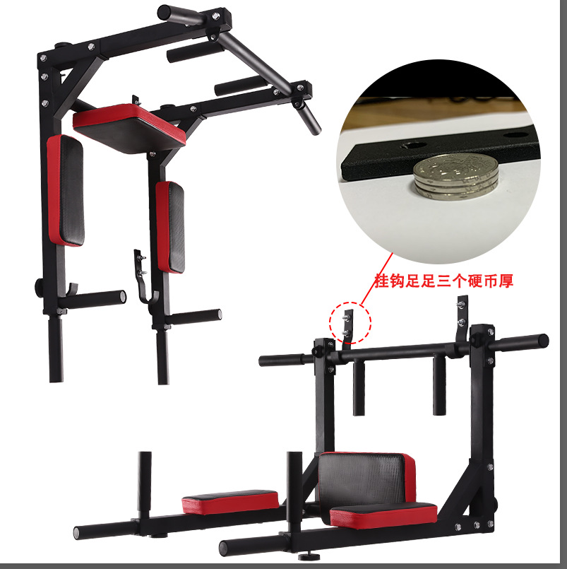 Fábrica personalizada interior pull-up dispositivo de pared doméstico barra horizontal barra horizontal equipo de fitness pull-up