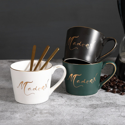 创意陶瓷杯咖啡杯情侣套装马克杯广告礼品加工结婚伴手礼定制Logo|ms