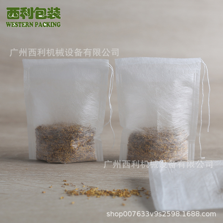 6*8玉米纤维抽线茶包袋  一次性花茶过滤袋茶叶空袋 袋包茶茶包袋