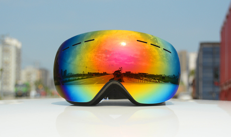 Fashion Gradient Color Double Layer Anti-fog Mountain Style Frameless Sports Sunglasses display picture 8