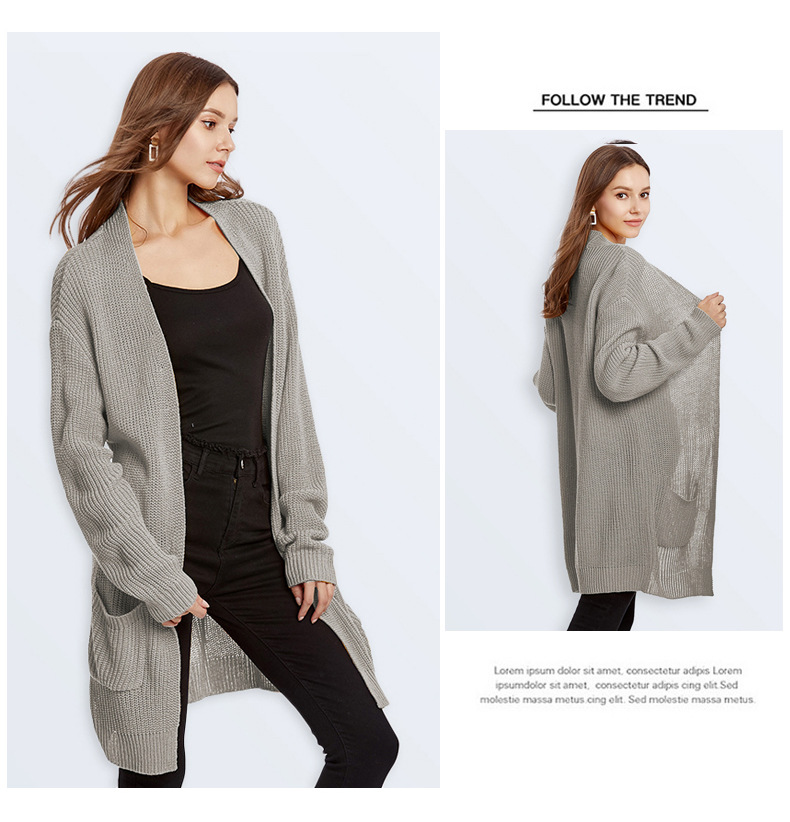 New Loose Long Knit Cardigan  NSYH19609