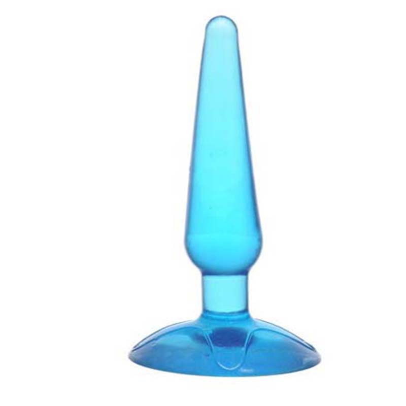 Backyard suction cup anal plug TPE soft glue manual anal plug men…
