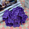 Factory wholesale wedding hydrangea head velvet flower head scenery decoration fake flowers runway flowers flowing flowers flowers head