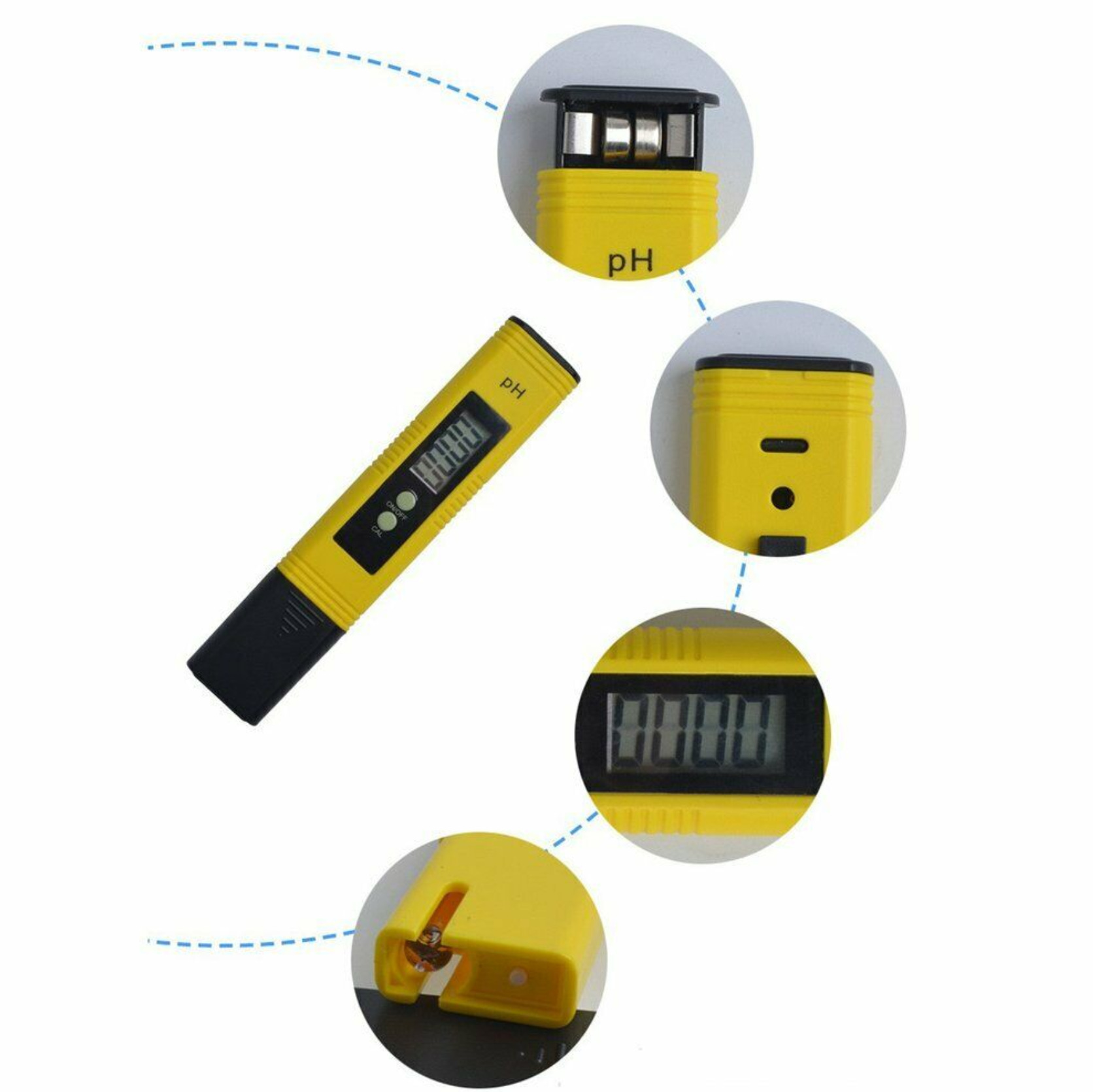 便携式ph02测试笔 酸碱度计 ph值测试笔 酸碱度3点自动校正 0.01
