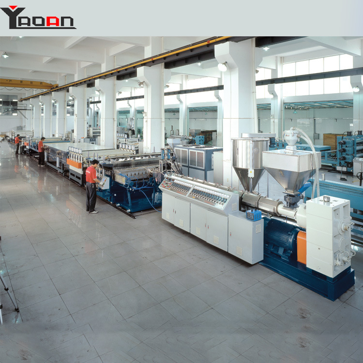 厂家供应多种材料及尺寸的中空板生产线  塑化良好高产量稳定押出