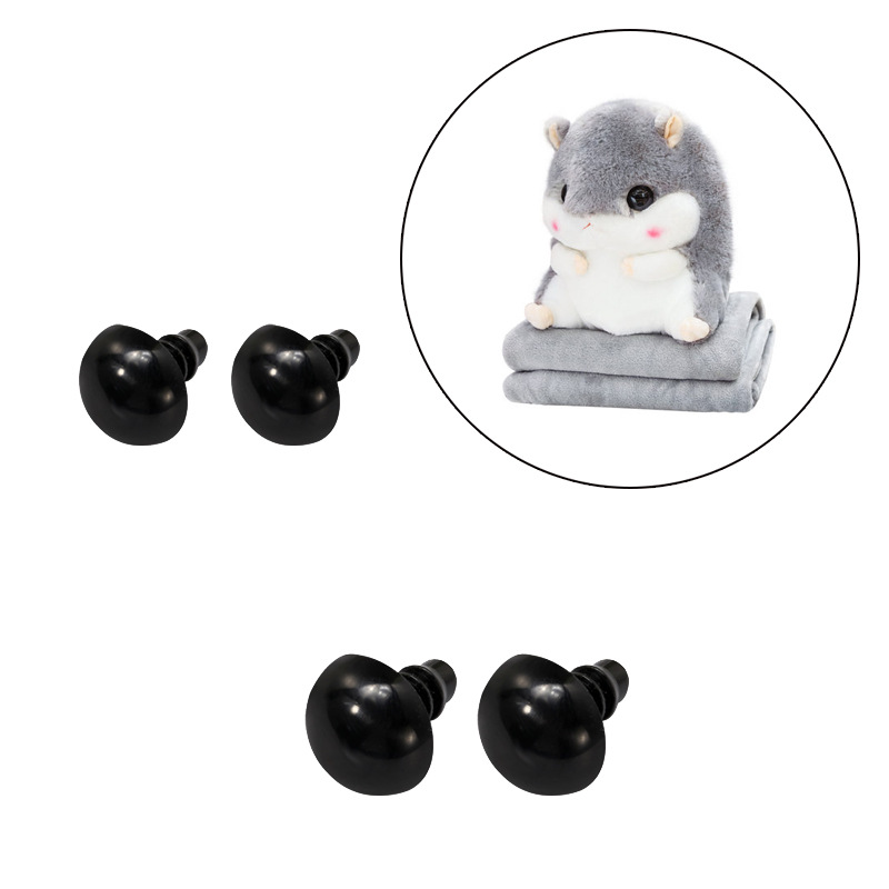 Tornillo de plástico ojo crochet muñeca ojo accesorios animal juguete ojo hilo DIY Accesorios