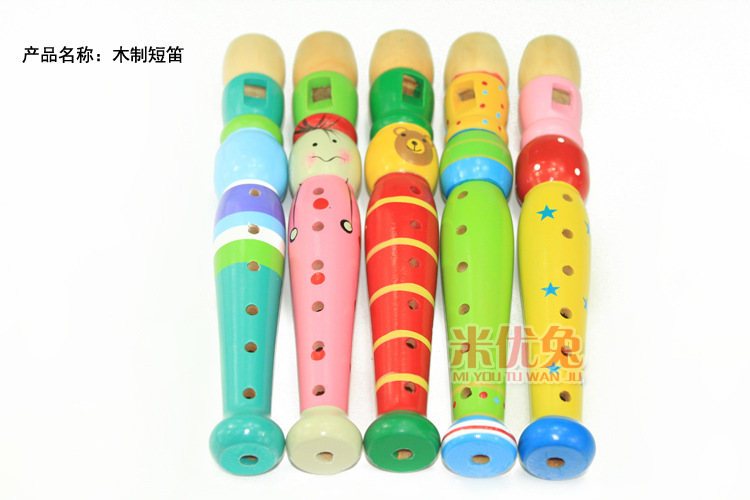 wooden  Piccolo Early education Musical Instruments Orff child Parenting Teaching aids Play Toys Children&#39;s Musical Instruments .05