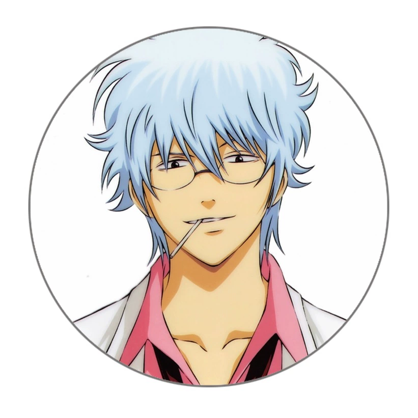Аниме держатель для телефона, рамка Gintama, ленивый держатель, несколько вариантов, серебристый