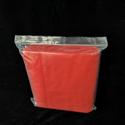自封袋 封口袋 PE密封骨袋 pe袋透明塑料包裝塑料袋 紅色防靜電袋