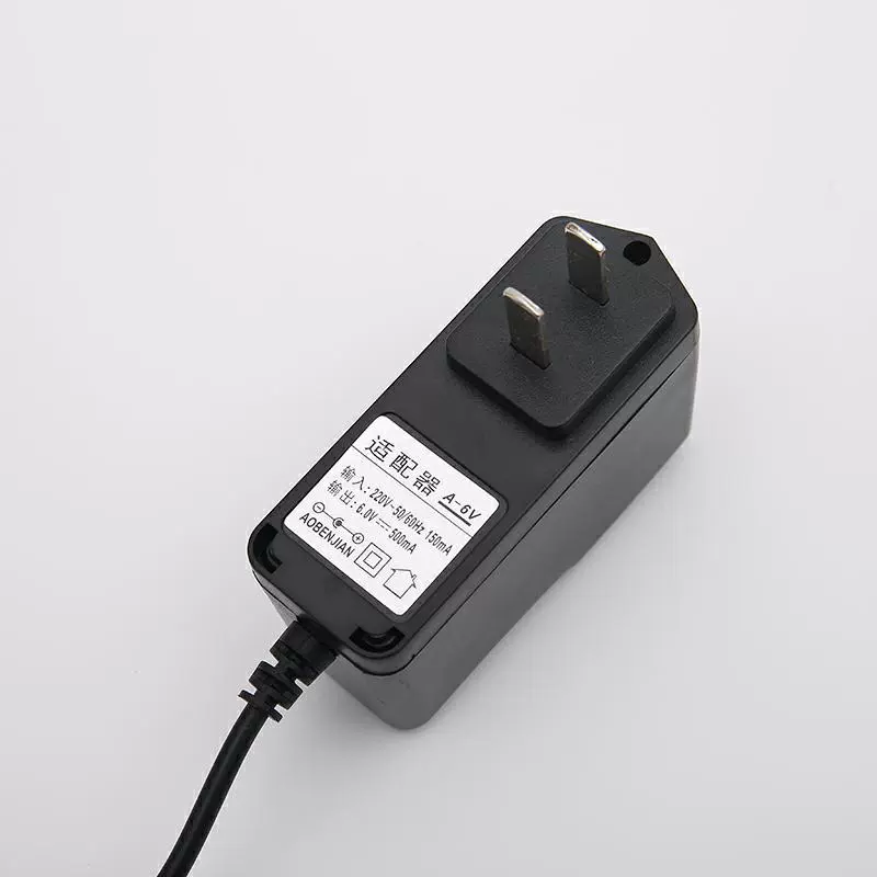 Заводской адаптер прямого питания, зарядное устройство с цифровой шкалой, меняющий свет, 6 В, 8 В, европейский адаптер питания