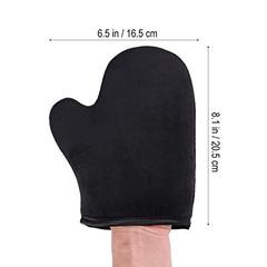 Sunscreen oil gloves, matte black velvet sunscreen oil gloves, oil-coated sunscreen foam gloves, matte black SPA gloves