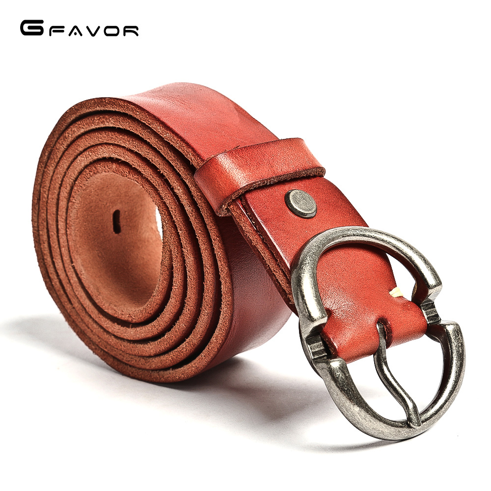 现货 男士真皮皮带针扣牛仔裤宽休闲复古手工头层水洗牛皮男柔软