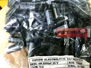 ̨���S�eCAPXON늽����25V2200UF 13X25 105��KMϵ2200UF25Vԭ��