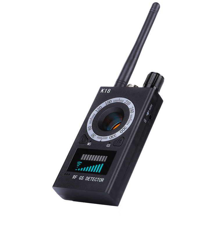 K18 1MHZ-6.5GHZ K18 GSM RF Signal Detector Anti-spy Detector Camera Wireless GPS Anti-sneak Shot Monitoring Positioning Detector - Famidy.com