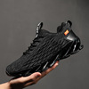 Cross-border fish scale blade men's shoes spring 2020 new gym flying weave mesh shoes breathable sneakers running shoes