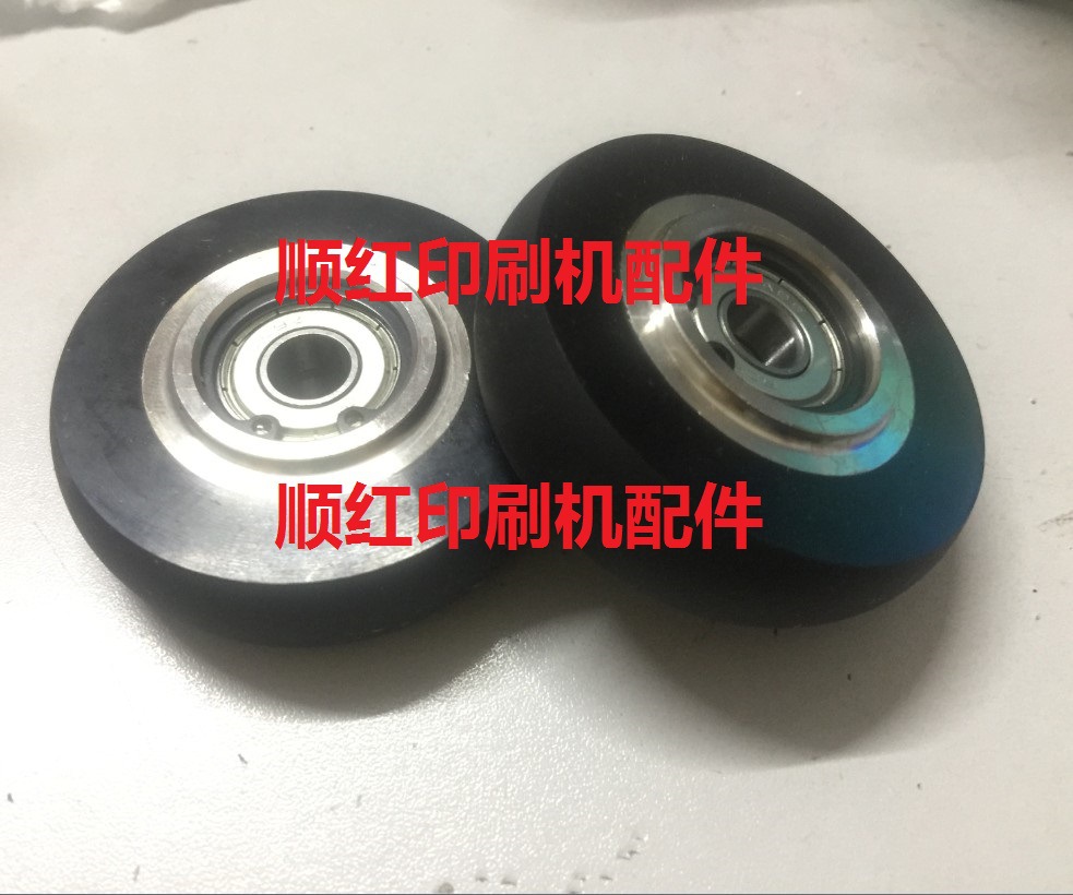 444-1313-004小森印刷机配件 L-440机飞达压纸轮444-1312-00S胶轮