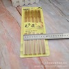 Breeding home with 10 pairs of bamboo chopsticks carved bamboo chopsticks without lacquer chopsticks 2 yuan shop source wholesale boutique bamboo chopsticks