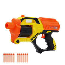 手动软弹枪玩具枪 转轮装子弹可发射子弹儿童玩具枪男孩软弹枪