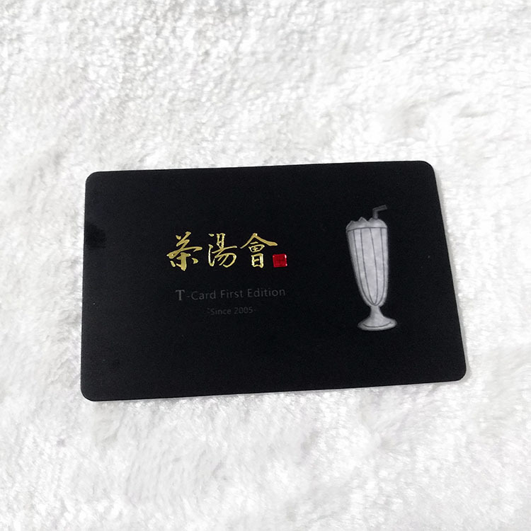 【源头厂家】黑色PVC材料智能卡 RFID高档VIP经典黑卡 black card