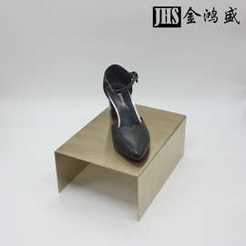 不锈钢鞋子展示架 男女通用鞋托鞋架 金属鞋凳包包台式展示架子