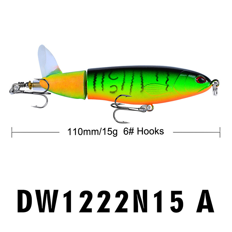 1 PCS Trolling Whopper Plopper fishing lures hard baits Fresh Water Bass Swimbait Tackle Gear