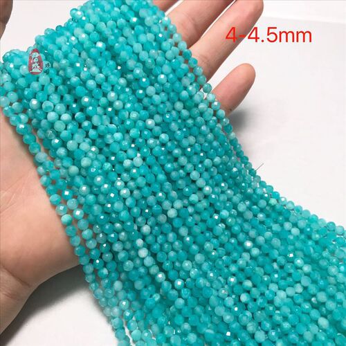 Natural ice seed Tianhe stone small beads faceted Han style headwear earrings DIY accessories accessories source factory wholesale 