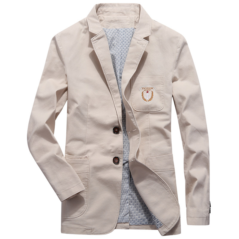 2019 primavera y otoño nuevo traje casual transfronterizo Juventud de los hombres más tamaño traje chaqueta pequeña de los hombres al por mayor 3188